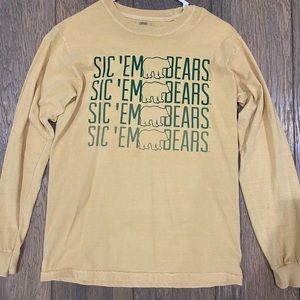 Baylor long sleeve t shirt (comfort colors)